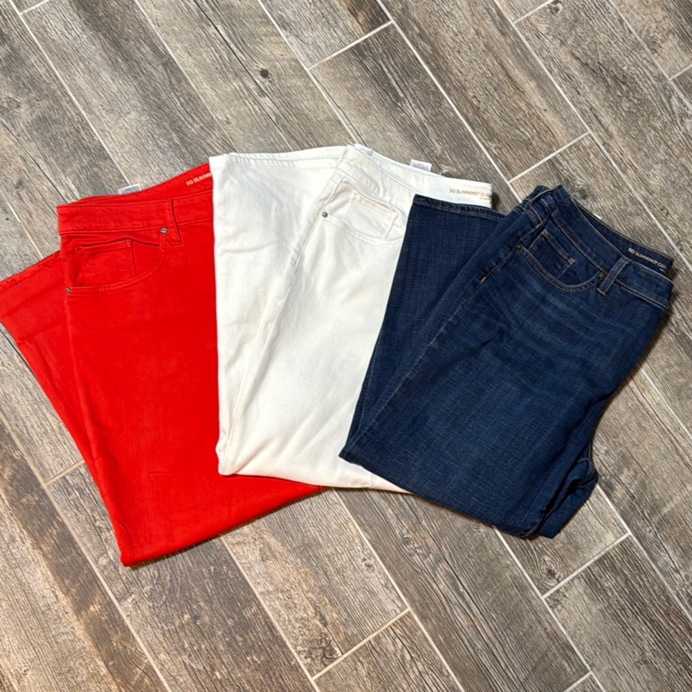 COPY - Chico's Women's Jeans in Red, White, and Blue